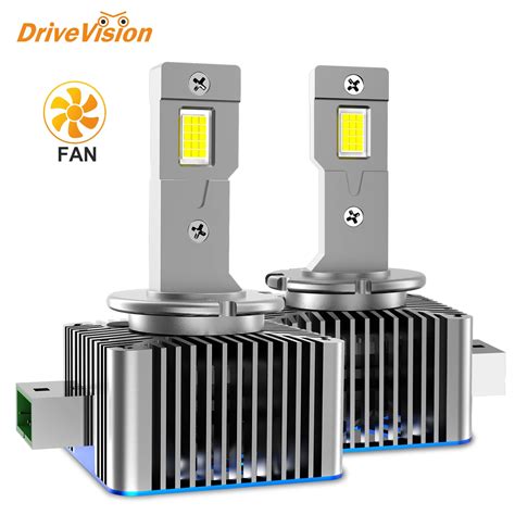 DRIVEVISION 60000LM 70W D3S Car LED Headlights Bulbs D1S D2S D4S D2R ...