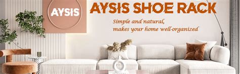 AYSIS DIY Shoe Rack for Home ^ 6 Layers Shoe Shelf Storage Cabinet ...