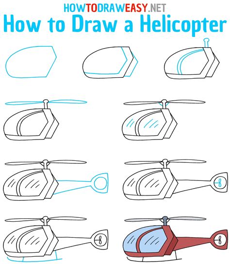 How To Draw A Police Helicopter
