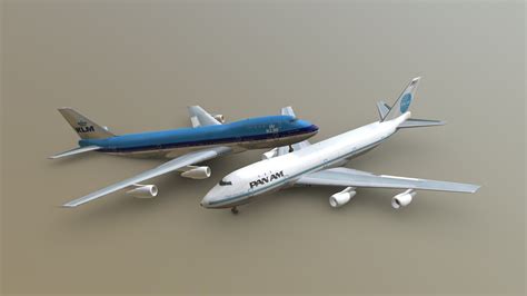 Klm 4805 Pan Am 1736 - Download Free 3D model by zairiq zairiq ...