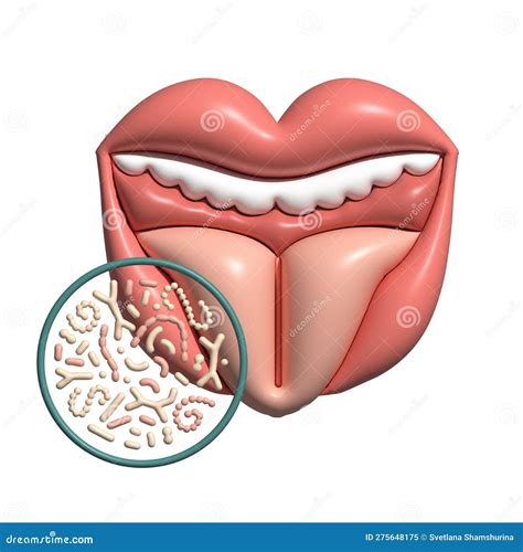 Bacteria In Mouth Icon On White Background. Simple Element Illustration ...