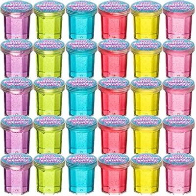 Mini Glitter Putty - Bulk Pack of 48 Mini Slime for India | Ubuy