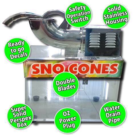 Commercial Shaved Ice & Fairy Floss Products | Sno Cone Machines AU