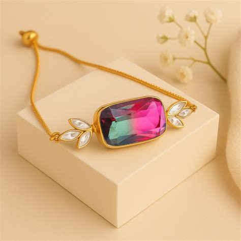 Multiclour bracelet 92.5 silver – Unniyarcha