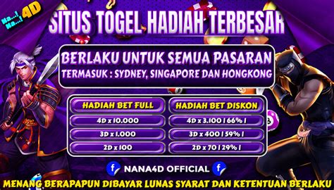 NANA4D > Daftar Situs Toto Togel Terpercaya Dan Agen Togel Online ...