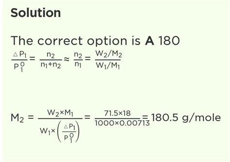 The relative lowering of vapour pressure produced by dissolving 71.5 ...