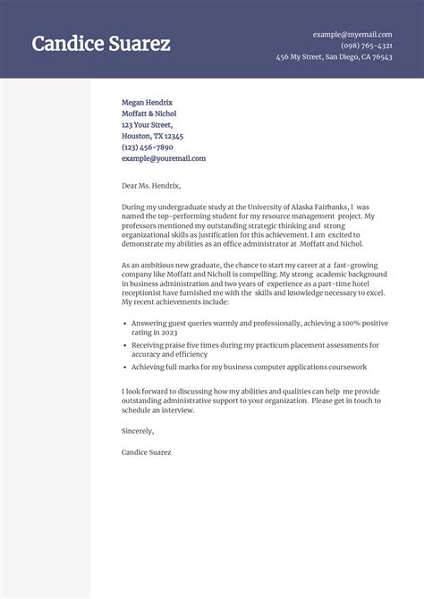 Cover Letter Examples PDF 的图像结果