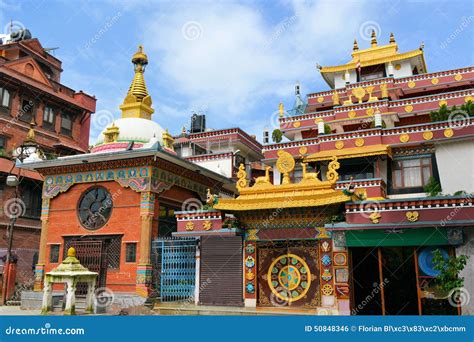 Boudhanath Buddhist Temple, Kathmandu, Nepal Stock Photo - Image: 50848346