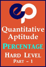 Percentage Problems (Hard Part-1) | Boost Up PDFs