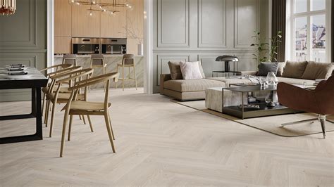 Barlinek Oak Pudding Herringbone - Pure Classico Line 5" Herringbone ...