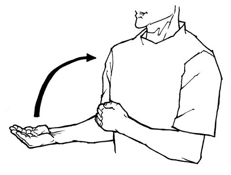 Good Morning Asl Hand Curved Profile For Learn SA Sign Language