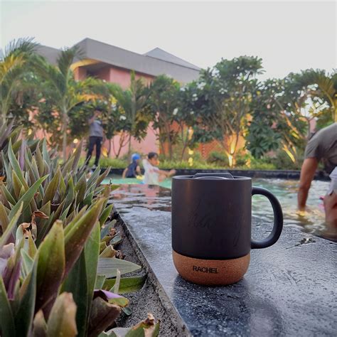 Personalized Move Ceramic Coffee Mugs with Cork Base – Pebel