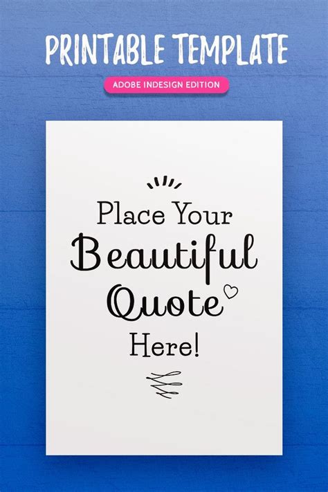 GP: Beautiful Quote Template | Quote template, Templates, Beautiful quotes