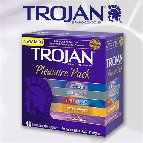 Trojan Variety Pack Premium Latex Condoms (40 Sam's Club, 49% OFF