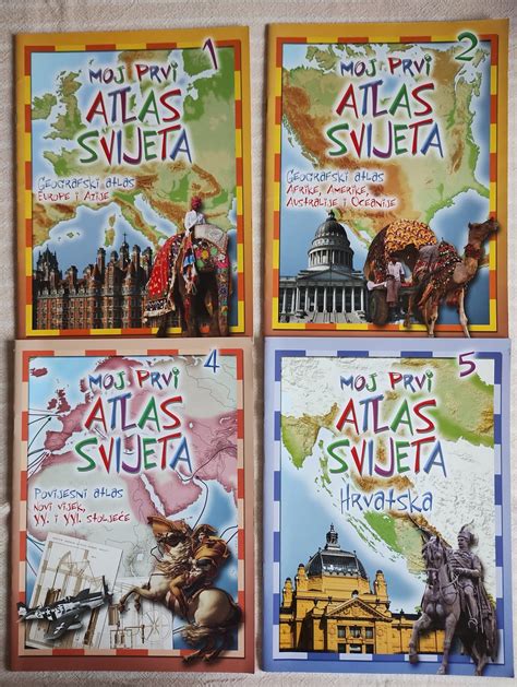 MOJ PRVI ATLAS SVIJETA 1,2,4,5