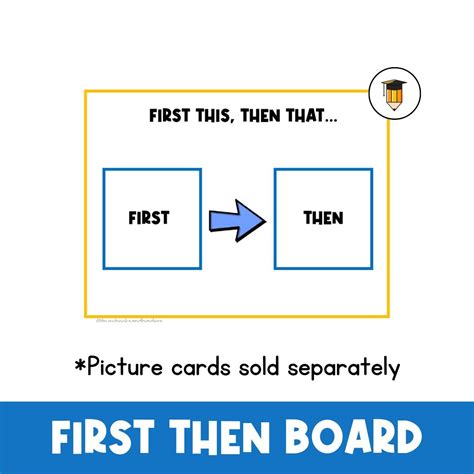First Then Chart Printable - Printable Chart Template