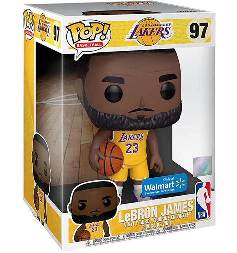 Funko Pop! Basketball NBA Los Angeles Lakers LeBron James 10 Inch ...