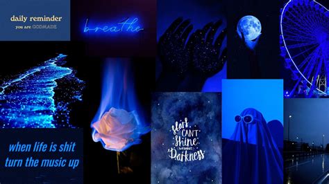 Navy Blue Aesthetic Wallpaper Aesthetic Calm and Energetic Laptop ...