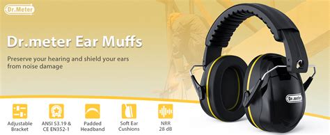 Dr.meter Noise Cancelling Headphones for Adults Kids, Adjustable 31dB ...