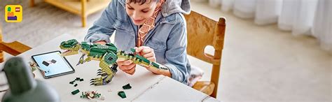 LEGO Creator 3in1 T. rex, Dinosaur Toy for Kids 31151 Building Blocks ...