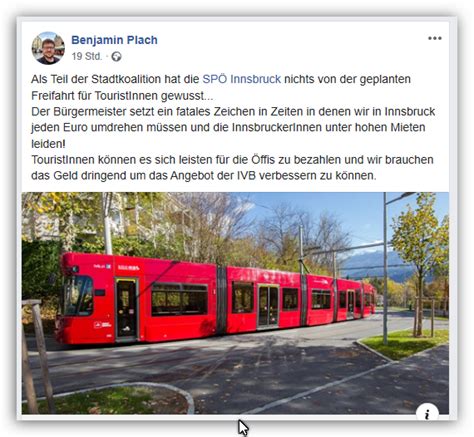 Innsbrucker Öffis – SPÖ wusste nichts - UnserTirol24
