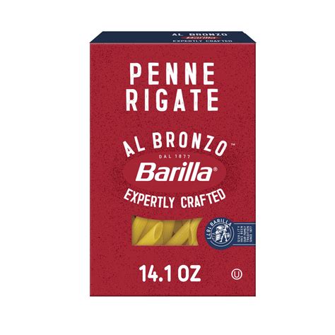 Barilla Al Bronzo Penne Rigate Pasta, 14.1 Oz - Pack of 2 - Walmart.com