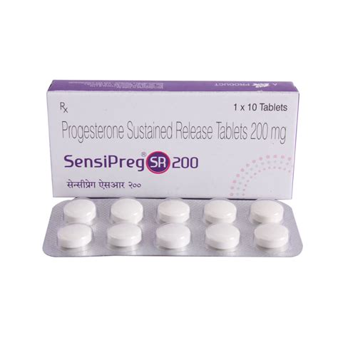 Sensipreg Sr 200mg Tablet | Uses, Side Effects, Price | Apollo Pharmacy