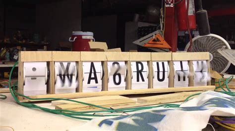 Split Flap Display. Python PyCharm 的图像结果