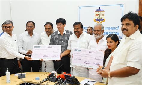CMDA hands over fund to GCC to improve Truck Terminal in Madhavaram