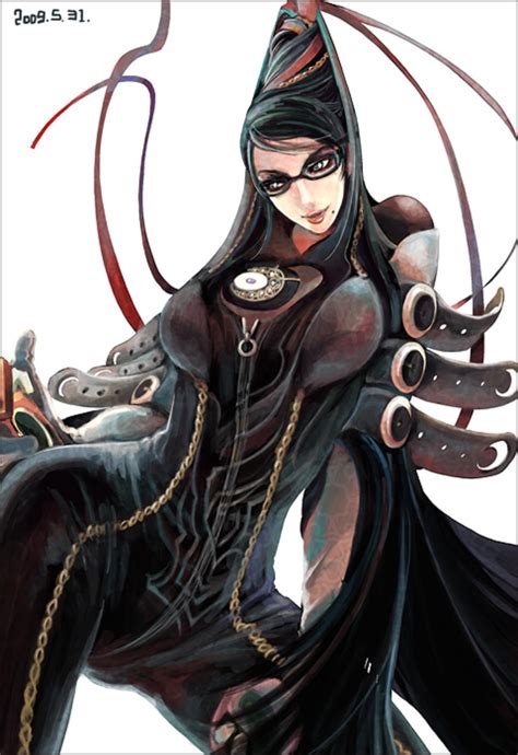 Safebooru - 1girl bayonetta bayonetta (character) black hair breasts ...