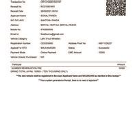 Parivahan.gov.in — Fancy number booking refund