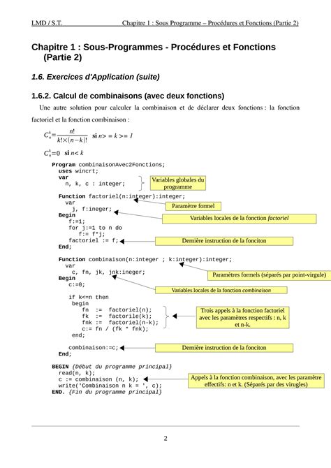 Image result for Sous-Programme Algorithme