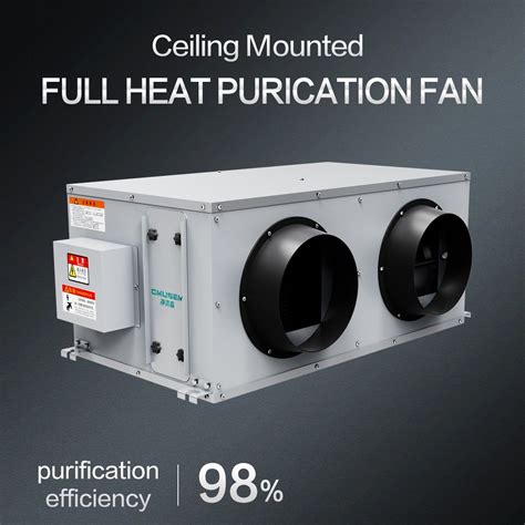 Energy Recovery HVAC System Recuperator Hrv/Erv Residential Fresh Air ...