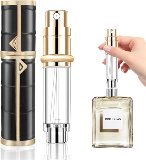 Amazon.com: PRO IPLAS Travel Perfume Bottle Refillable, 5ML Travel Size ...
