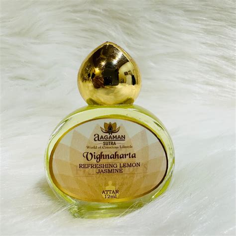 Vighnaharta Lemon Jasmine Attar 12ml - Fresh Start with Conch Grass ...