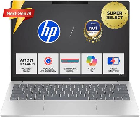 HP HP OmniBook 7 Aero (Previously Pavilion Aero) AMD Ryzen AI 7 Octa ...