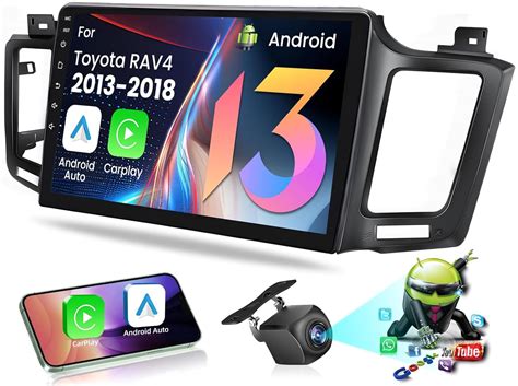 5G WiFi Car Stereo Radio for Toyota RAV4 2013-2018 with Carplay/Android ...