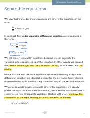Image result for Separable Equations Examples