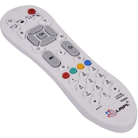 LRIPL Compatible Remote for Videocon D2H Set Top Box Remote White (Wit