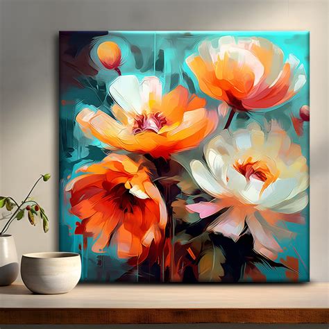 Botanical Dreams Floral Wall Paintings – Wall Melody