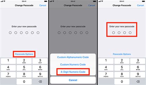Image result for Passcode Types iPhone