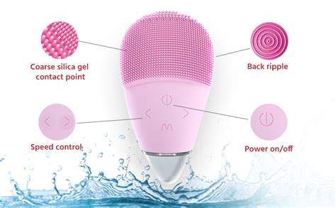 Lifelong LLM342 Facial Cleansing Massager Brush, Rechargeable Electric ...