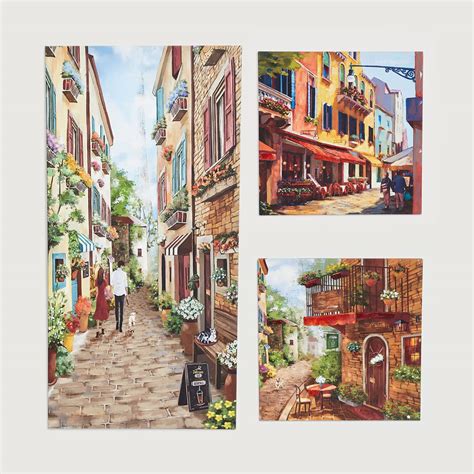 Home Centre Brezza Tourist Place Picture Frame - Set of 3-35 x 35 cm ...