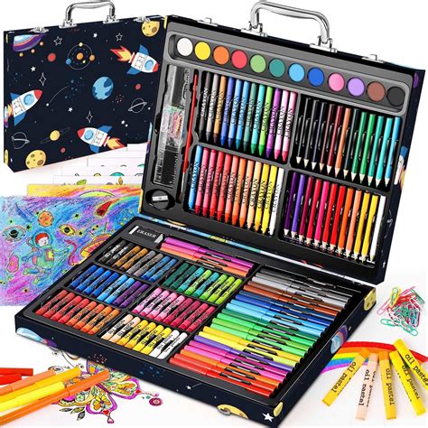 Amazon.com: Crayola Ultimate Art Case With Easel, Kids Art Set, 85 ...
