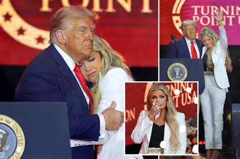Trump Hugs Erika Kirk