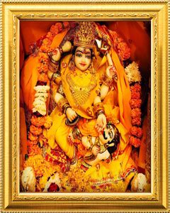 NDFRAME baglamukhi mata Photo Frame Laminated 9.5x11.5inches Religious ...
