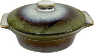 Lemon Tree Ceramic Serving Bowl with Lid 350ml | Casserole Serving Set ...