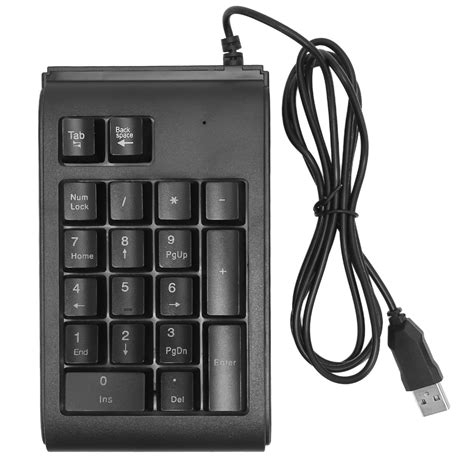 Amazon.com: Miskall Number Pad, USB Wired Numeric Keypad, 19 Keys ...
