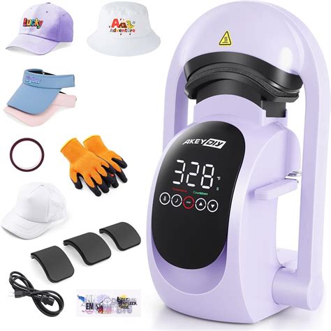 Amazon.com: AKEYDIY 3-in-1 Auto Cap Heat Press Machine, Hat Heat Press ...