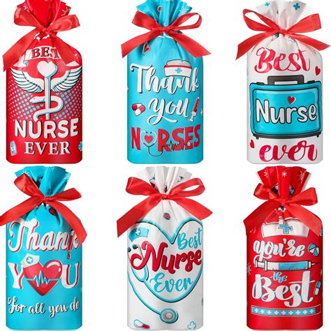 Amazon.com: Tiamon 60 Pcs Nurse Gift Bags Medical Assistant Thank You ...